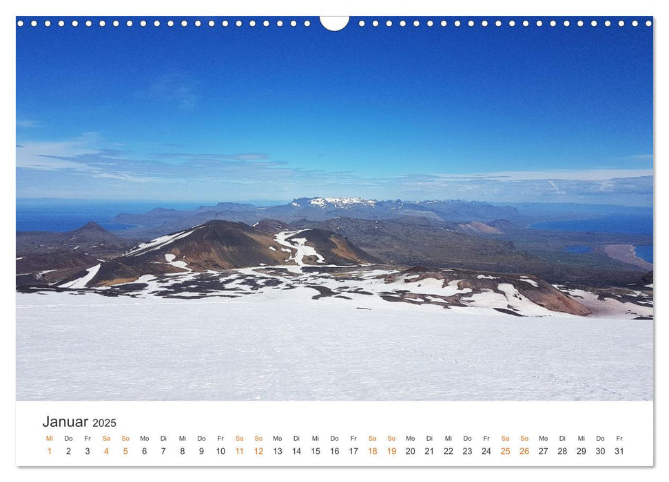 Island Wandkalender 2025 - Faszinierende Landschaftsfotografien (CALVENDO Wandkalender 2025)