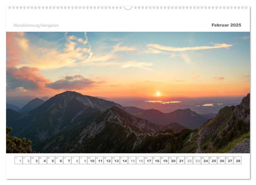 Ab in die Berge 2025 - Aussichtsplätze in den Münchner Hausbergen (CALVENDO Premium Wandkalender 2025)