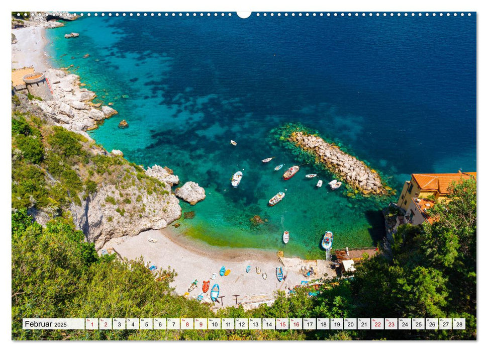 Landschaften an der Amalfi Küste (CALVENDO Premium Wandkalender 2025)