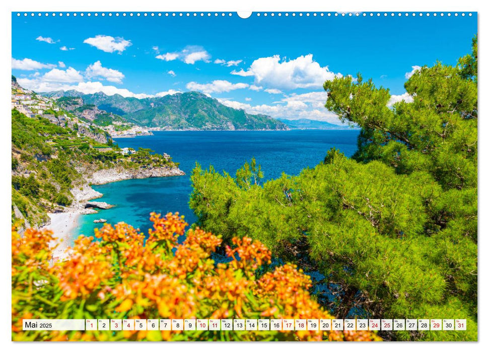 Landschaften an der Amalfi Küste (CALVENDO Premium Wandkalender 2025)