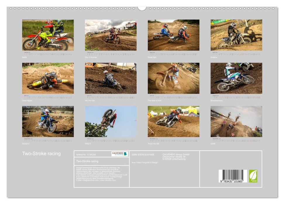 Two-Stroke racing (CALVENDO Premium Wandkalender 2025)