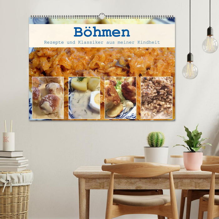 Böhmen - Rezepte und Klassiker aus meiner Kindheit (CALVENDO Wandkalender 2025)