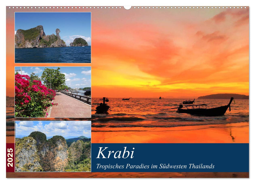 Krabi - Tropisches Paradies im Südwesten Thailands (CALVENDO Wandkalender 2025)