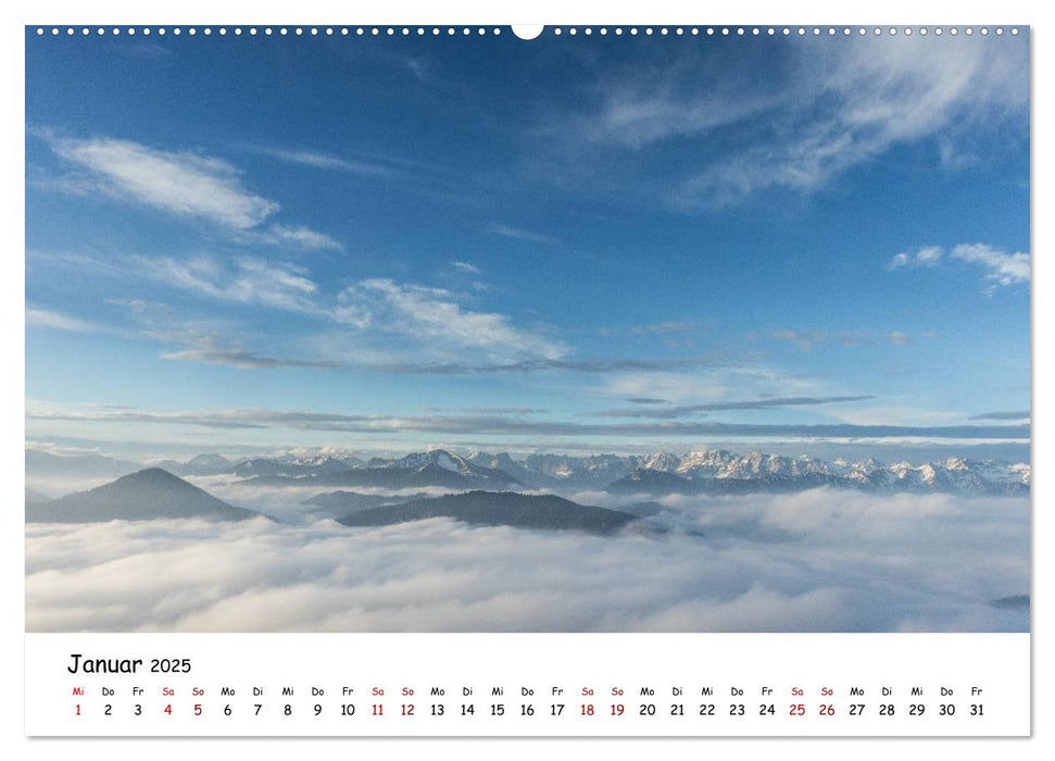 Bergpixels Wanderlust (CALVENDO Premium Wandkalender 2025)