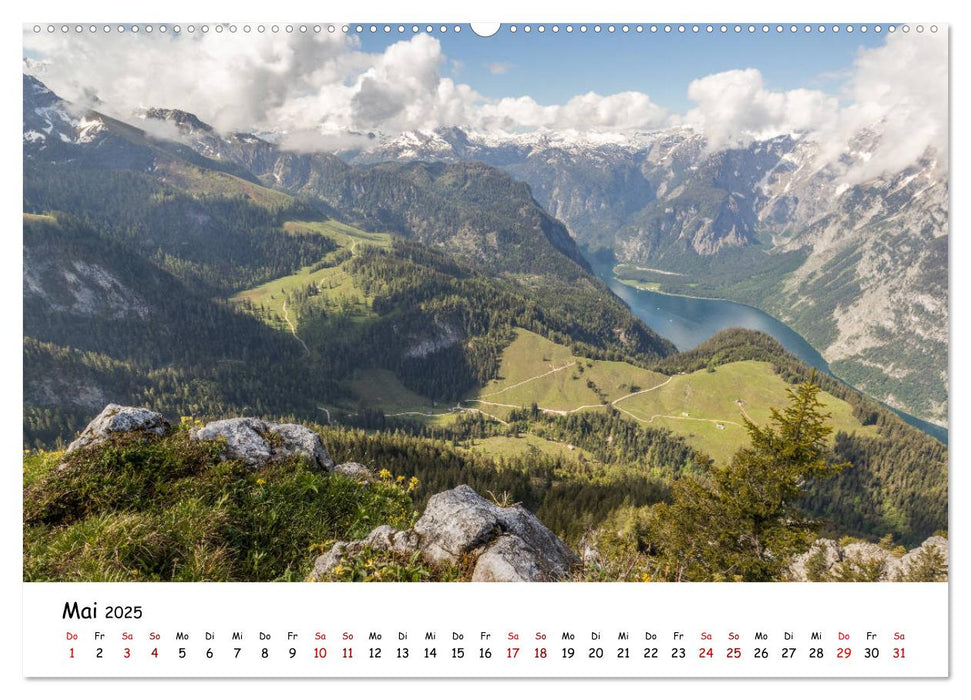 Bergpixels Wanderlust (CALVENDO Premium Wandkalender 2025)