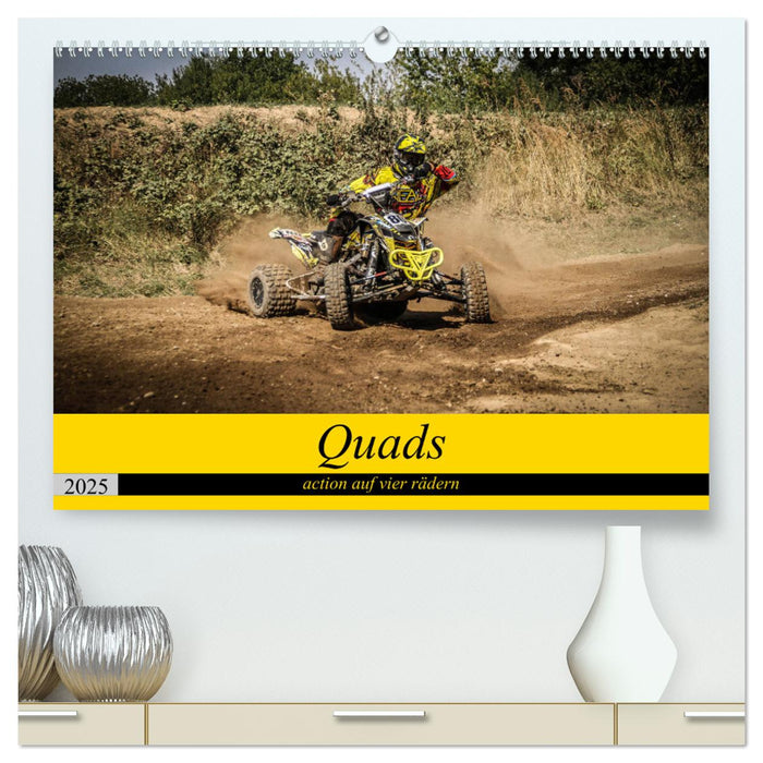 Quad`s action auf vier rädern (CALVENDO Premium Wandkalender 2025)