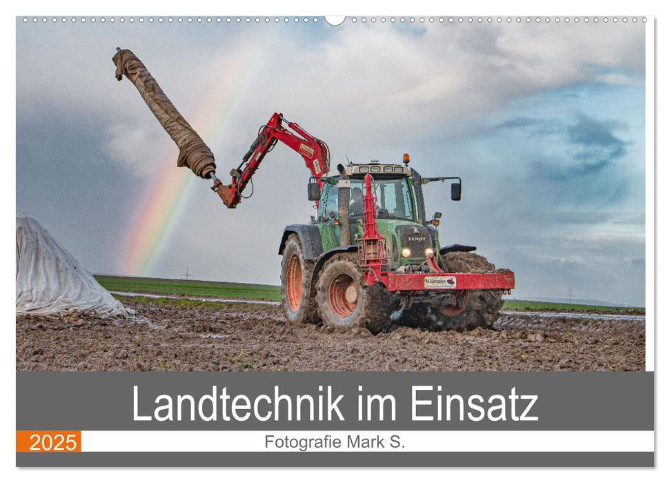 Landtechnik im Einsatz (CALVENDO Wandkalender 2025)