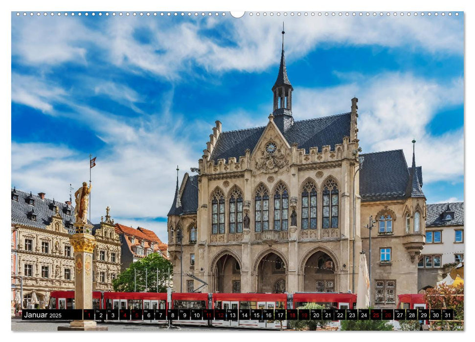 Ein Wochenende in Erfurt (CALVENDO Premium Wandkalender 2025)