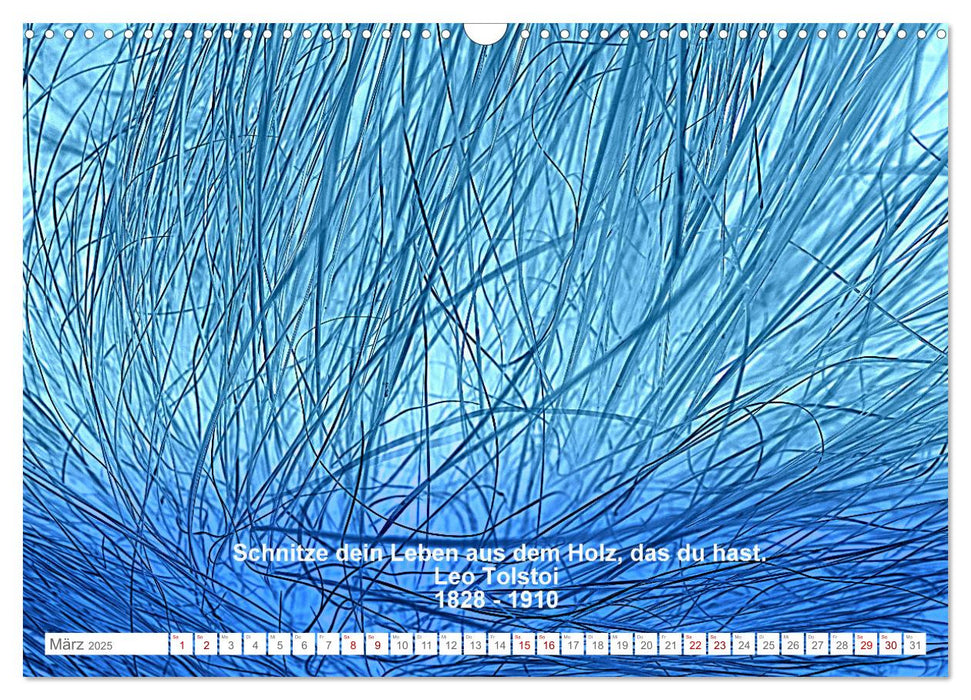 Leben! - Nachdenk-Kalender (CALVENDO Wandkalender 2025)