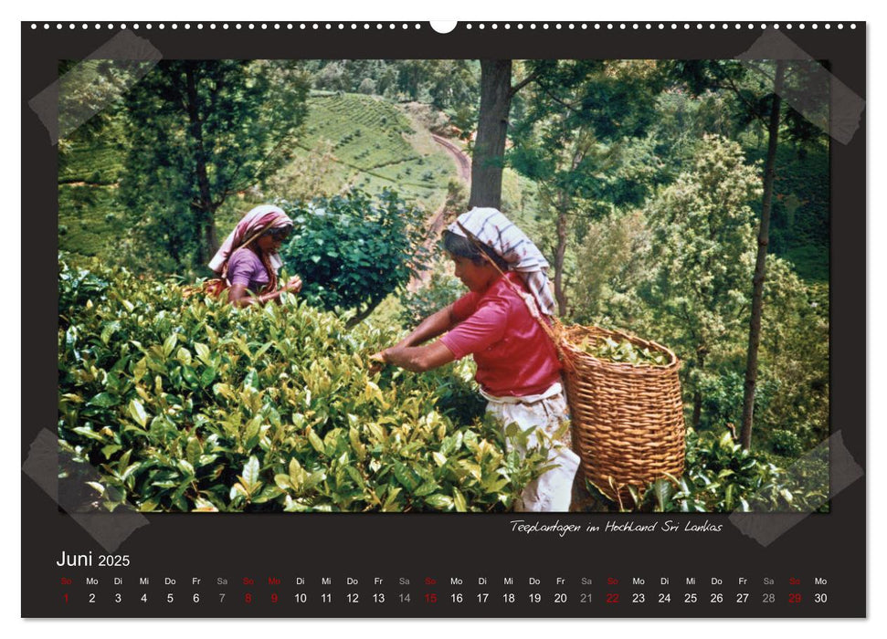 Sri Lanka anno 1986 (CALVENDO Wandkalender 2025)