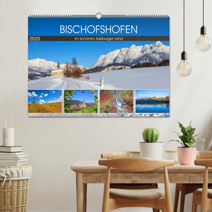 Bischofshofen im schönen Salzburger Land (CALVENDO Wandkalender 2025)