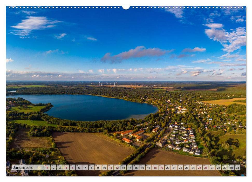 Oder-Spree Seenland von oben (CALVENDO Wandkalender 2025)