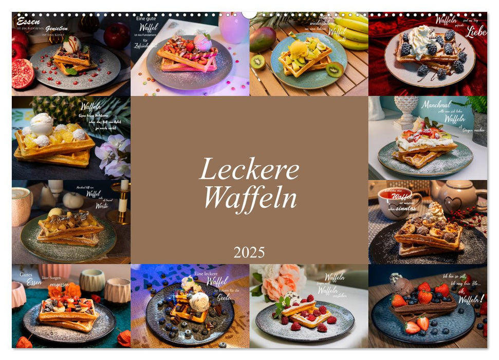 Leckere Waffeln (CALVENDO Wandkalender 2025)