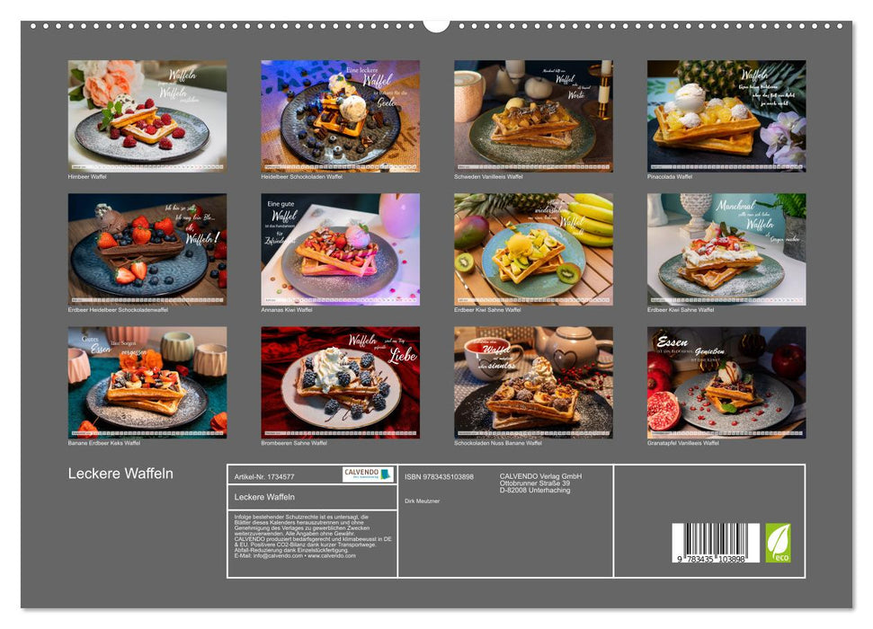 Leckere Waffeln (CALVENDO Wandkalender 2025)