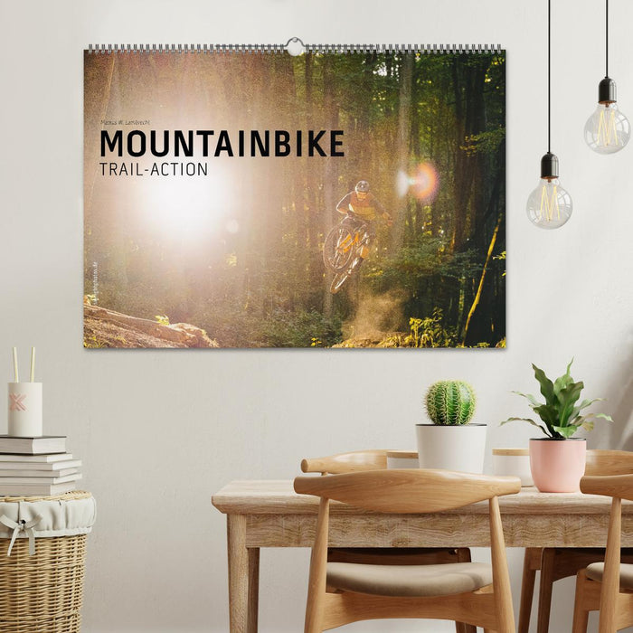 Mountainbike Trail-Action (CALVENDO Wandkalender 2025)