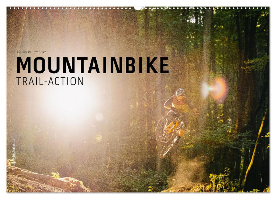 Mountainbike Trail-Action (CALVENDO Wandkalender 2025)