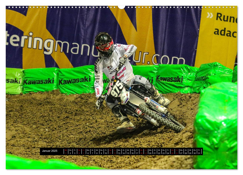 Supercross Racing - Mit Style durch die Halle (CALVENDO Wandkalender 2025)