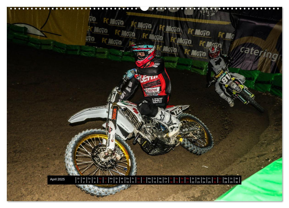 Supercross Racing - Mit Style durch die Halle (CALVENDO Wandkalender 2025)