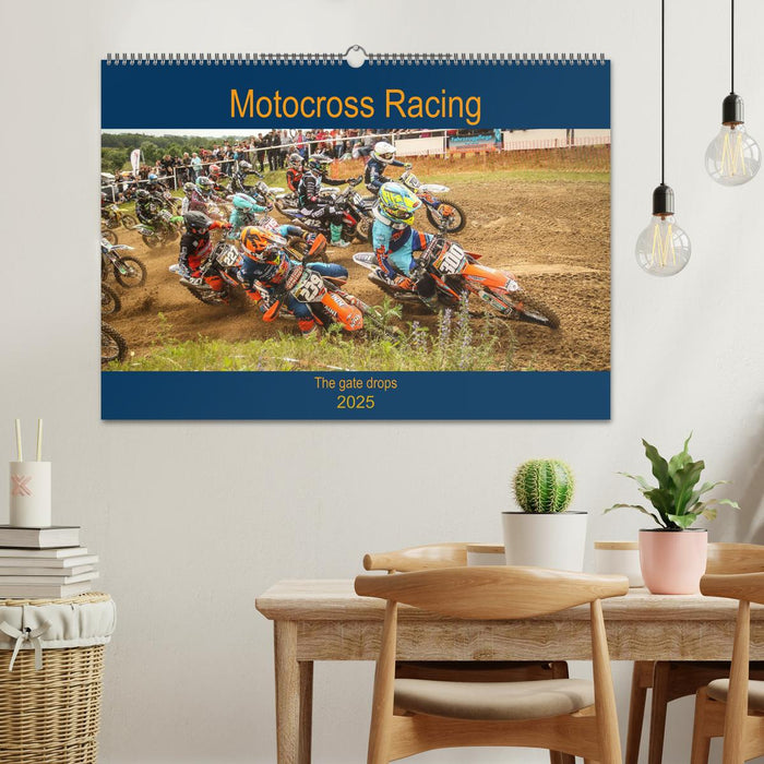 Motocross Racing - The gate drops (CALVENDO Wandkalender 2025)