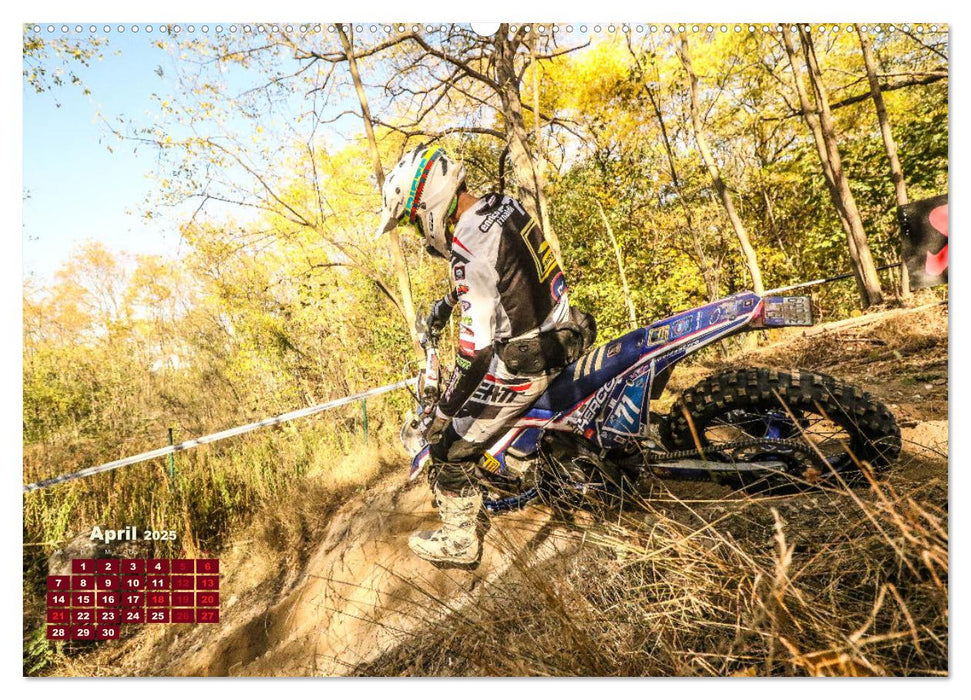 Enduro Mit Speed durch`s Gelände (CALVENDO Wandkalender 2025)