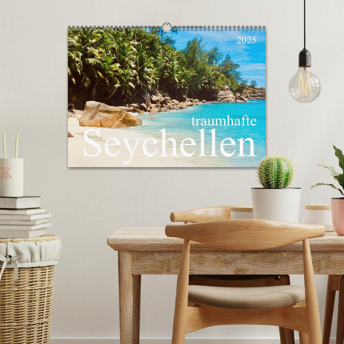 traumhafte Seychellen (CALVENDO Wandkalender 2025)