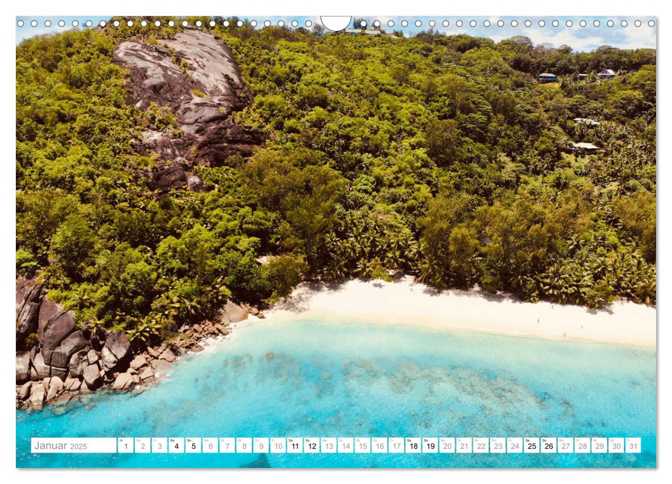 traumhafte Seychellen (CALVENDO Wandkalender 2025)