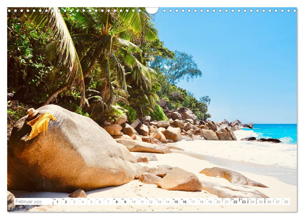 traumhafte Seychellen (CALVENDO Wandkalender 2025)