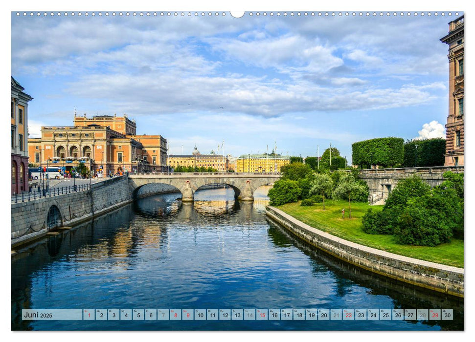 Stockholm - Maritime Ansichten (CALVENDO Wandkalender 2025)