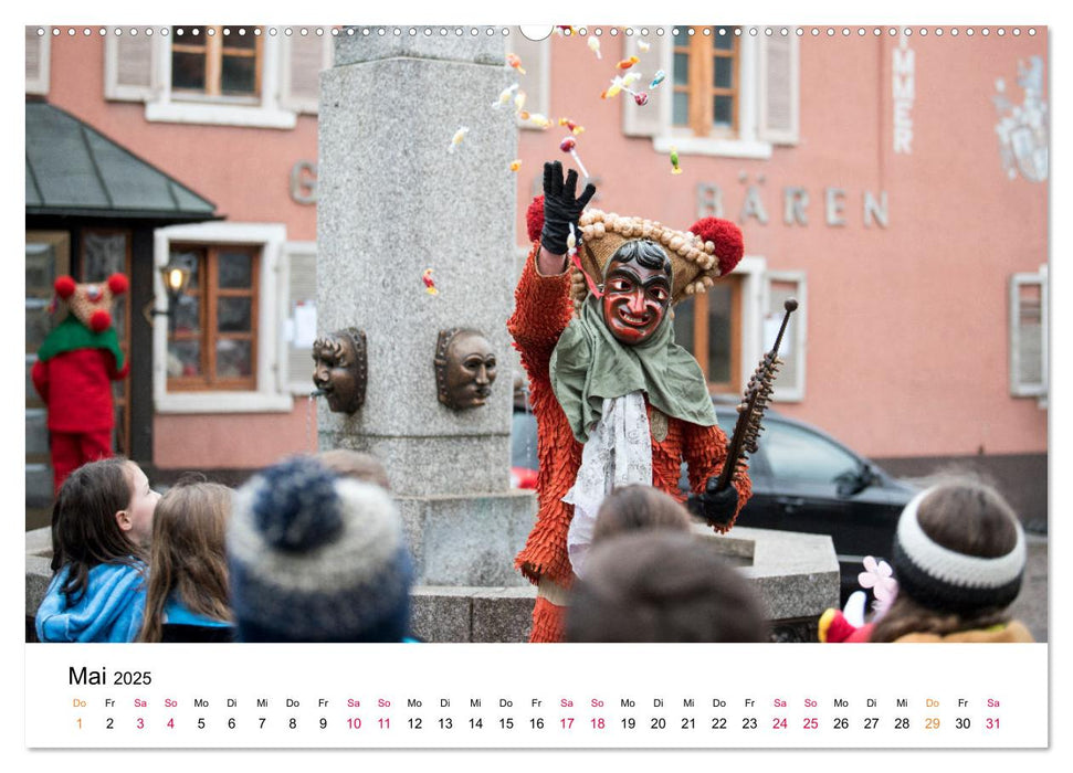 Die Elzacher Fastnacht (CALVENDO Wandkalender 2025)