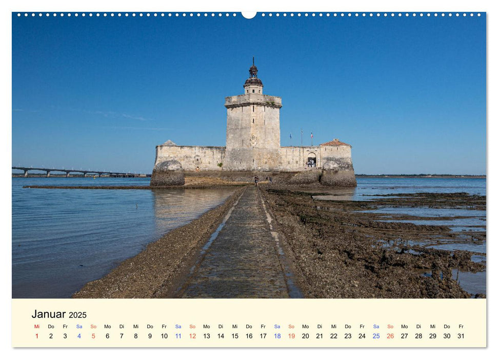 Charente-Maritime Ein Ausflug in den sonnigen Südwesten Frankreichs (CALVENDO Wandkalender 2025)