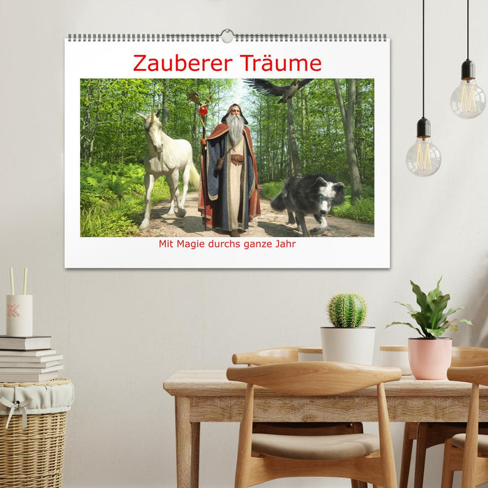 Zauberer Träume (CALVENDO Wandkalender 2025)