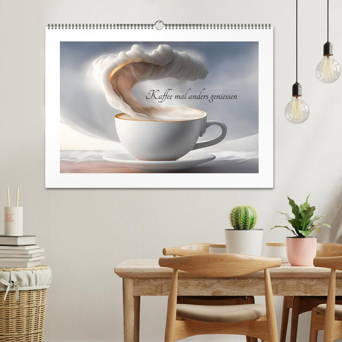 Kaffe mal anders geniessen (CALVENDO Wandkalender 2025)