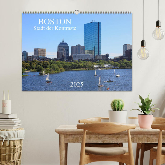 Boston - Stadt der Kontraste (CALVENDO Wandkalender 2025)