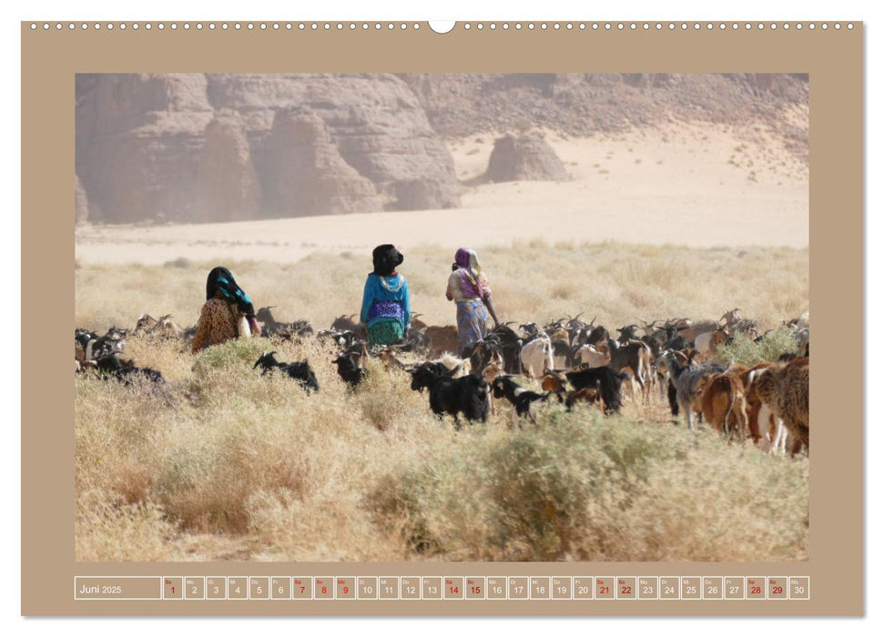 Algerien - Schluchten und Sandberge in den Tassilis (CALVENDO Wandkalender 2025)