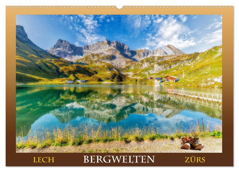 Bergwelten - Lech - Zürs (CALVENDO Wandkalender 2025)