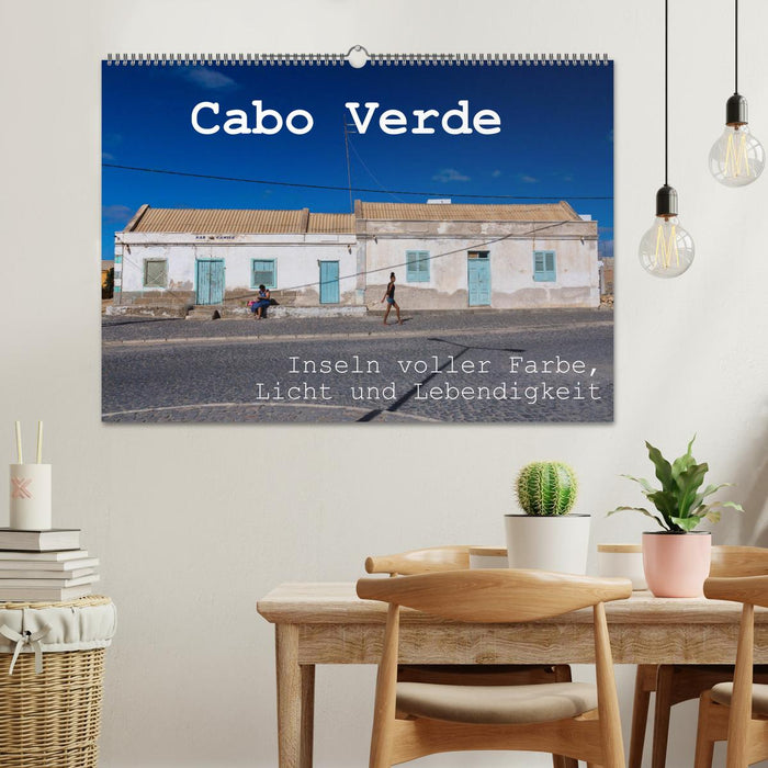 Cabo Verde - Inseln voller Farbe, Licht und Lebendigkeit (CALVENDO Wandkalender 2025)