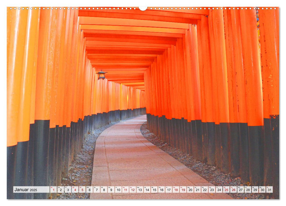 Japan, das Land der aufgehenden Sonne (CALVENDO Wandkalender 2025)