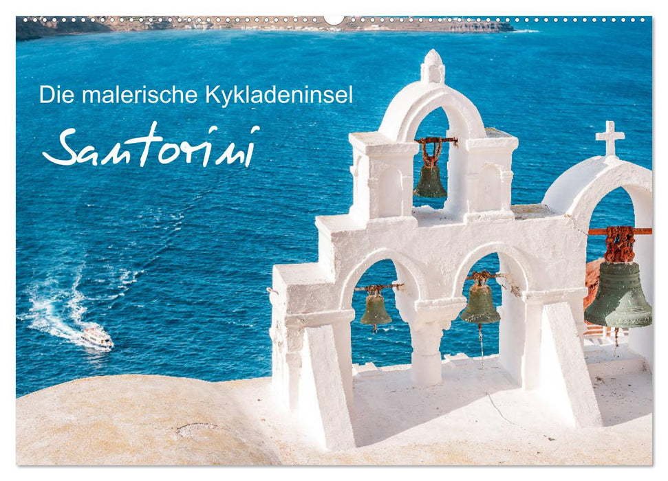 Santorini - Die malerische Kykladeninsel (CALVENDO Wandkalender 2025)