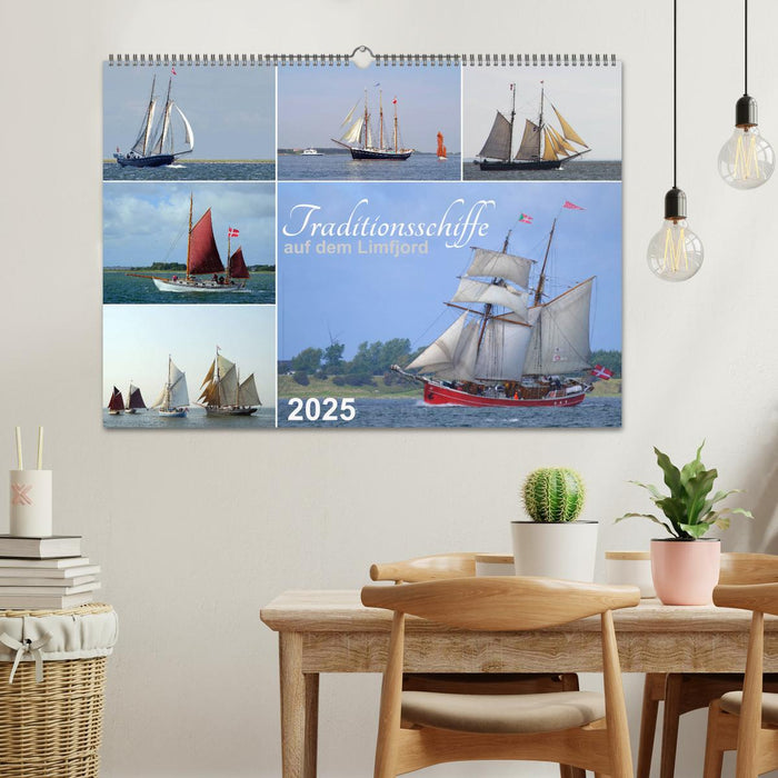 Traditionsschiffe auf dem Limfjord (CALVENDO Wandkalender 2025)