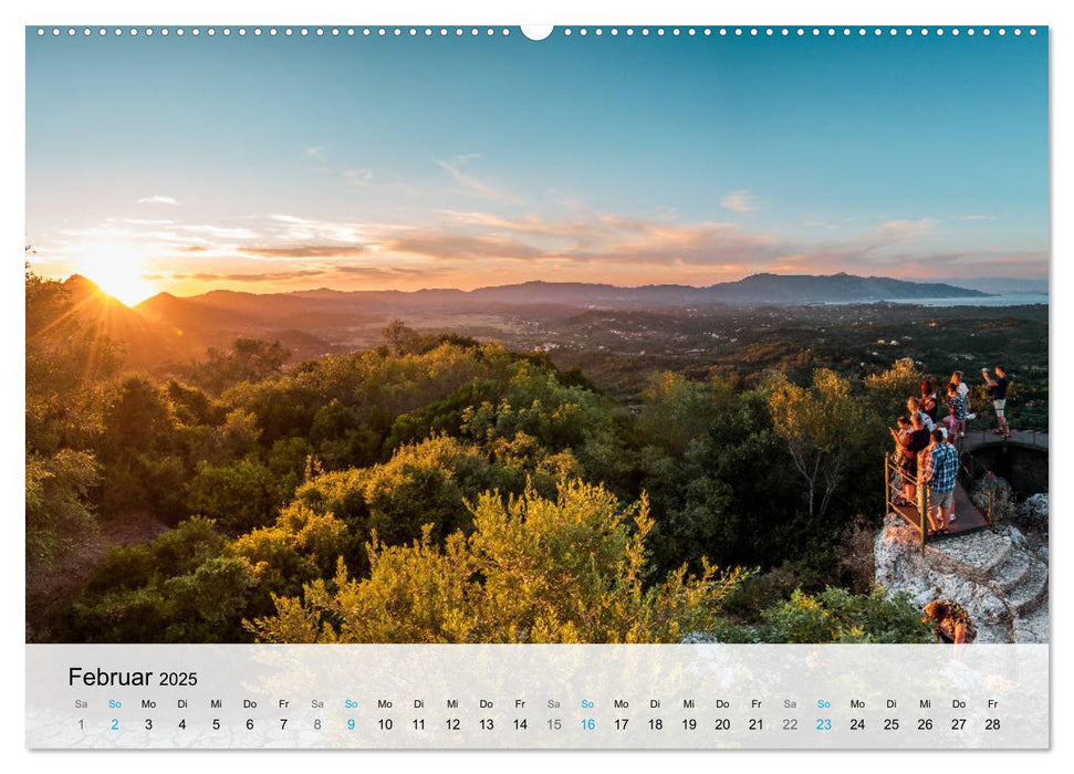 Insel Korfu - Trauminsel im Ionischen Meer (CALVENDO Wandkalender 2025)