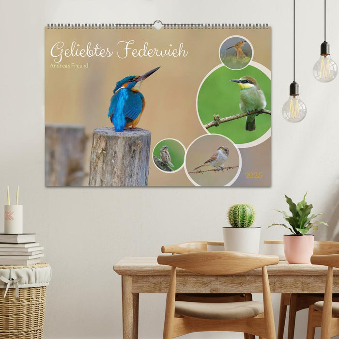 Geliebtes Federvieh (CALVENDO Wandkalender 2025)