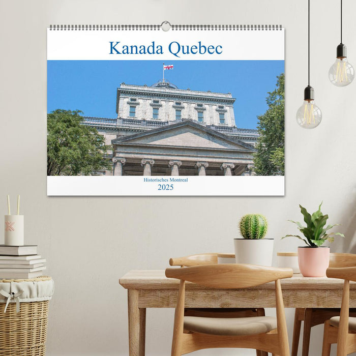 Kanada Quebec - Historisches Montreal (CALVENDO Wandkalender 2025)