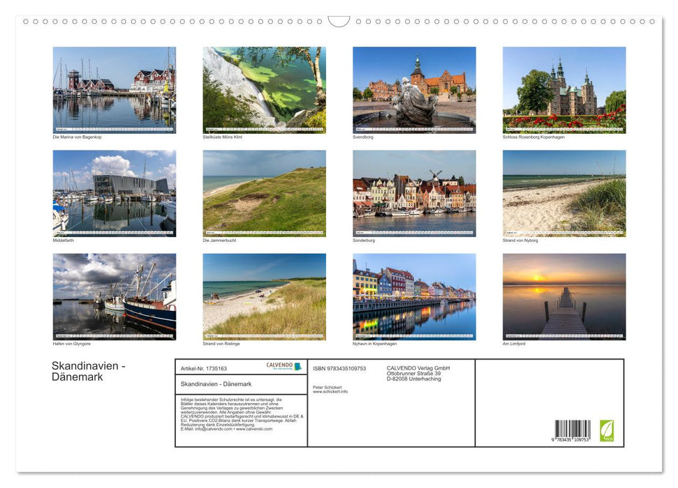 Skandinavien - Dänemark (CALVENDO Wandkalender 2025)