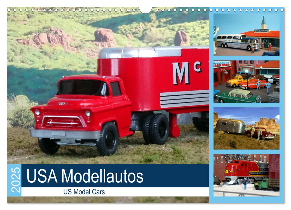 USA Modellautos (CALVENDO Wandkalender 2025)