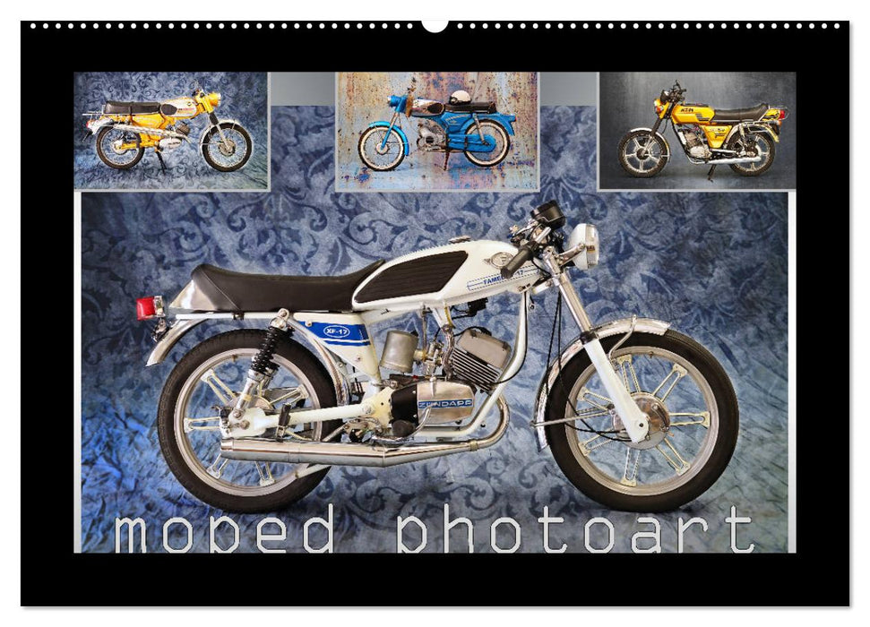 moped photoart (CALVENDO Wandkalender 2025)