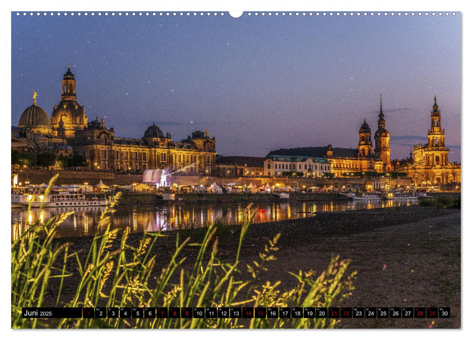 Sächsische Elbtalblicke (CALVENDO Wandkalender 2025)