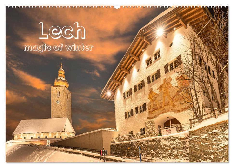 Lech magic of winter (CALVENDO Wandkalender 2025)