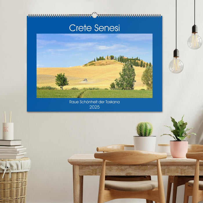 Crete Senesi - Raue Schönheit der Toskana (CALVENDO Wandkalender 2025)