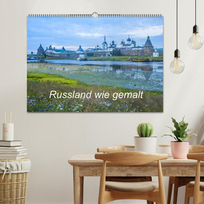 Russland wie gemalt (CALVENDO Wandkalender 2025)