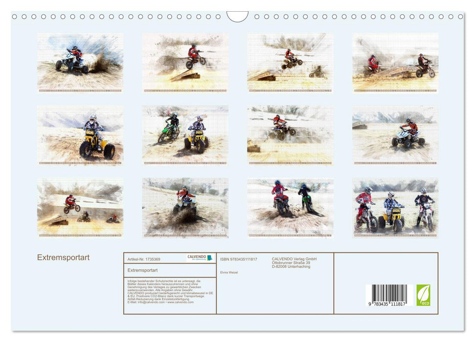 Extremsportart (CALVENDO Wandkalender 2025)